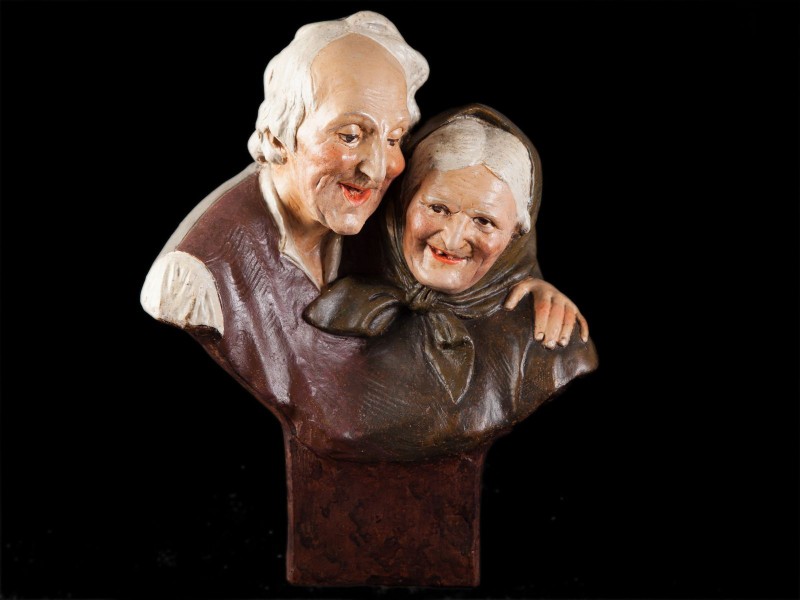 BUSTO DE CASAL “AS BODAS DE OURO”