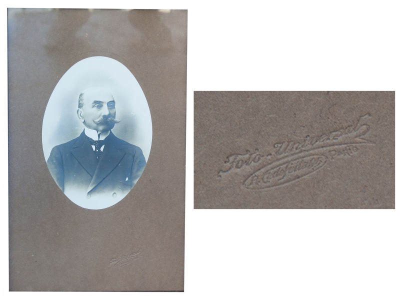 RETRATO DO 1.º CONDE DAS DEVEZAS (1846-1916) & DO 2.º CONDE DAS DEVEZAS (1875-1945)