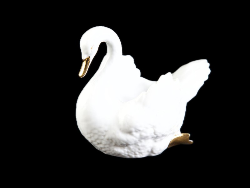 FLOREIRA EM FORMA DE CISNE