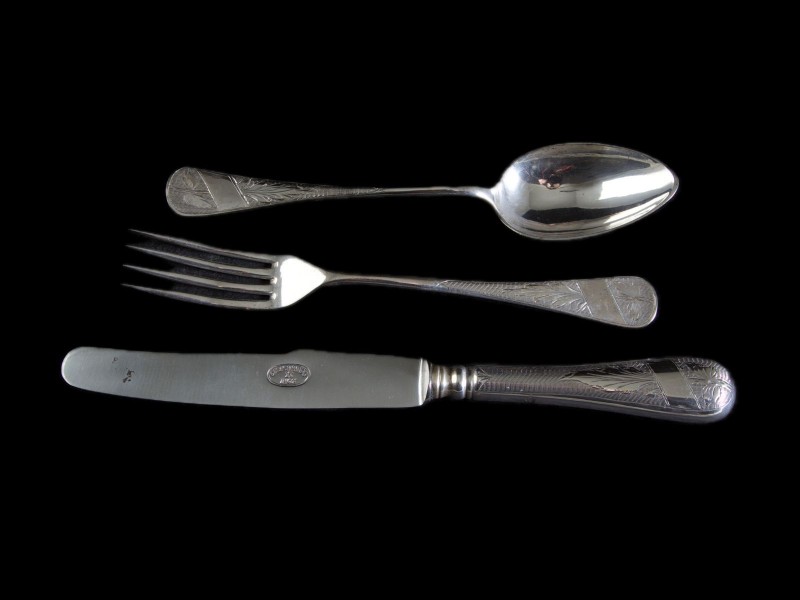 GARFO DE CARNE // FACA DE CARNE E COLHER DE SOPA