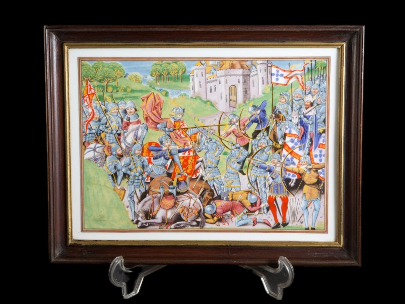PLACA EMOLDURADA “A BATALHA DE ALJUBARROTA”