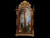 ORATÓRIO DE GRANDES DIMENSÕES COM JESUS CRISTO CRUCIFICADO COM IMAGENS DE CALVÁRIO