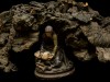 ORATÓRIO DE GRANDES DIMENSÕES COM JESUS CRISTO CRUCIFICADO COM IMAGENS DE CALVÁRIO