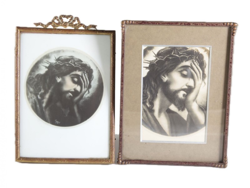DUAS FOTOTIPOGRAVURAS “JESUS CRISTO”