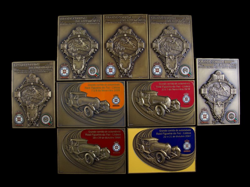 COLEÇÃO DE MEDALHAS COMEMORATIVAS DA “GRANDE CORRIDA DE AUTOMÓVEIS” ACP CLÁSSICOS