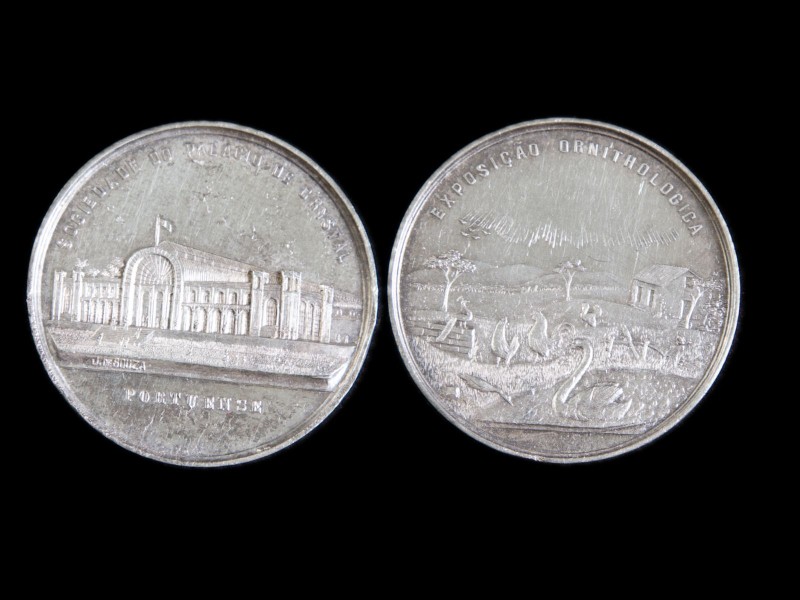 SOCIEDADE DO PALACIO DE CRYSTAL PORTUENSE ● MEDALHA EM PRATA