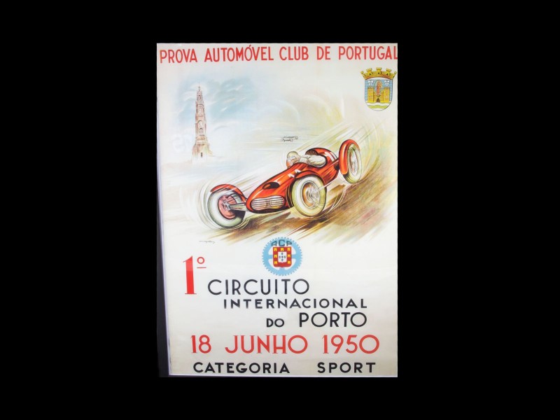 CARTAZ PUBLICITÁRIO - “PROVA AUTOMÓVEL CLUB DE PORTUGAL”