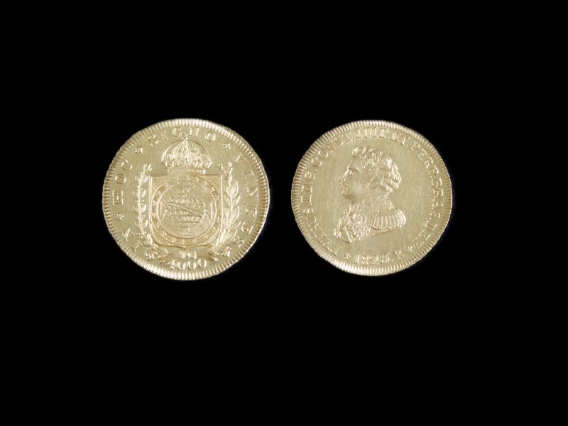 MOEDA EM OURO - D. PEDRO I ● IMPERADOR DO BRASIL (1821-1831)