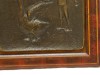 PLACA EM BRONZE EMOLDURADA